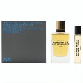 Zara Sunrise On The Red Sand Dunes Intense & Original Eau de Parfum Set Men's Cologne – 100ml   20ml